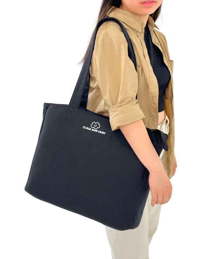 Sac fourre-tout classique pour ordinateur portable – Sac à main élégant et spacieux pour le travail et les voyages