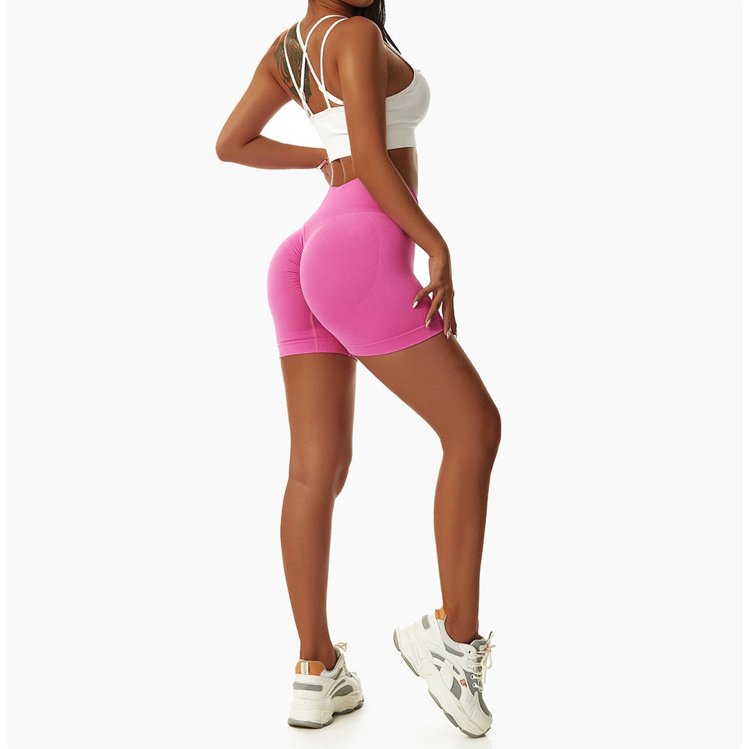 High Waist Scrunch Shorts - Siopie