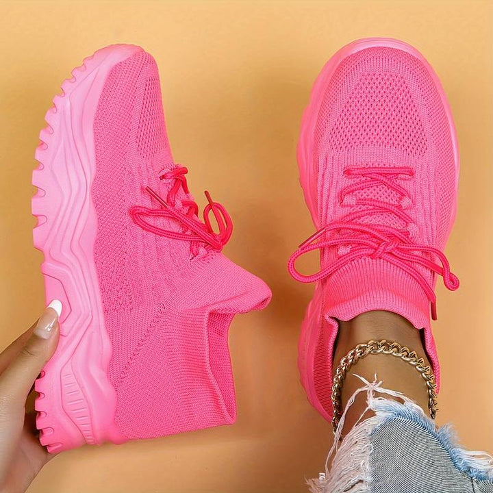 Liora Casual Sneakers – Breathable Mesh Upper, Lightweight Support