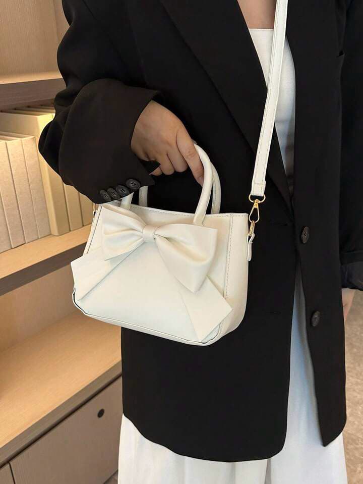 Mini sac à main carré – Élégant sac à main de couleur unie pour femme