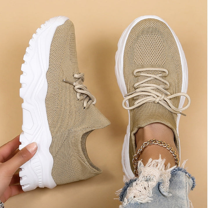 Liora Casual Sneakers – Breathable Mesh Upper, Lightweight Support