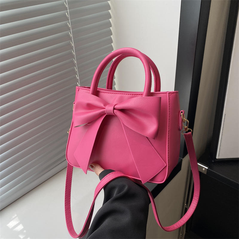 Mini sac à main carré – Élégant sac à main de couleur unie pour femme