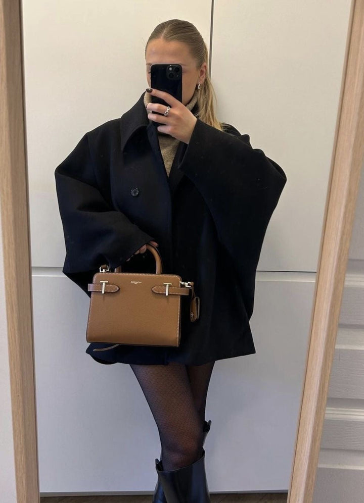 Manteau en laine surdimensionné Sofia – Un vêtement d'extérieur confortable et chic pour femme