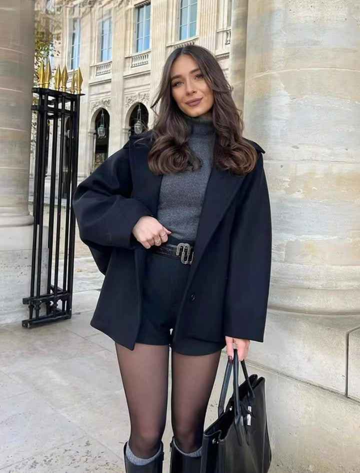 Manteau en laine surdimensionné Sofia – Un vêtement d'extérieur confortable et chic pour femme