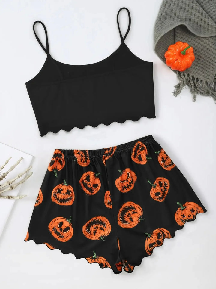 Pyjama imprimé Halloween – Des vêtements de nuit douillets et festifs pour la saison des fantômes