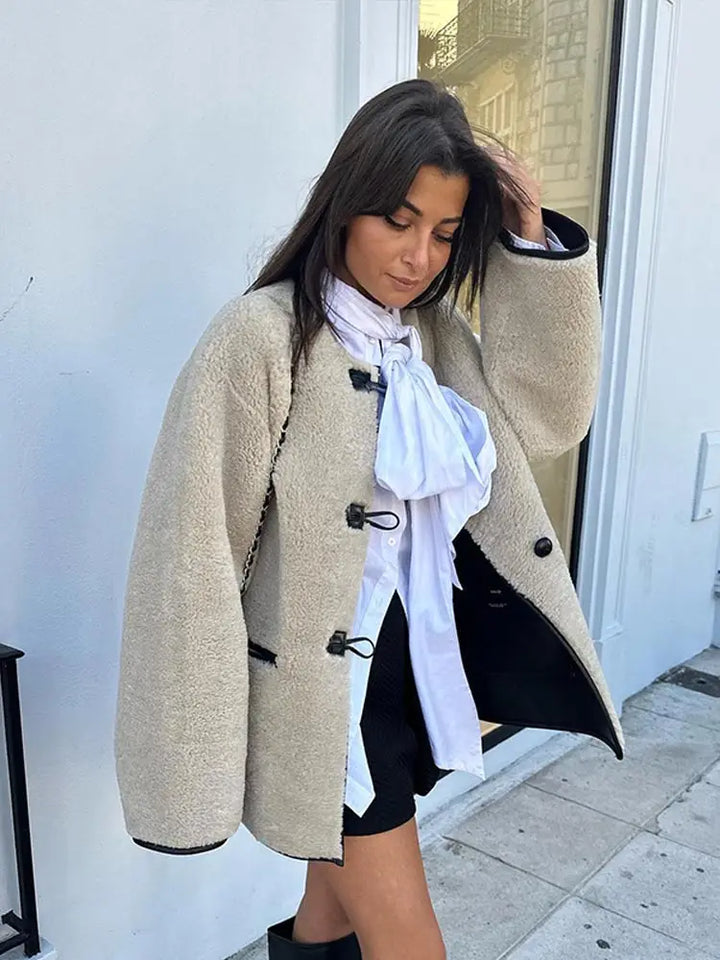 Veste en laine Grace – Un vêtement d'extérieur élégant et chaud pour toutes les occasions
