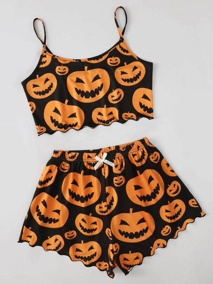 Pyjama imprimé Halloween – Des vêtements de nuit douillets et festifs pour la saison des fantômes