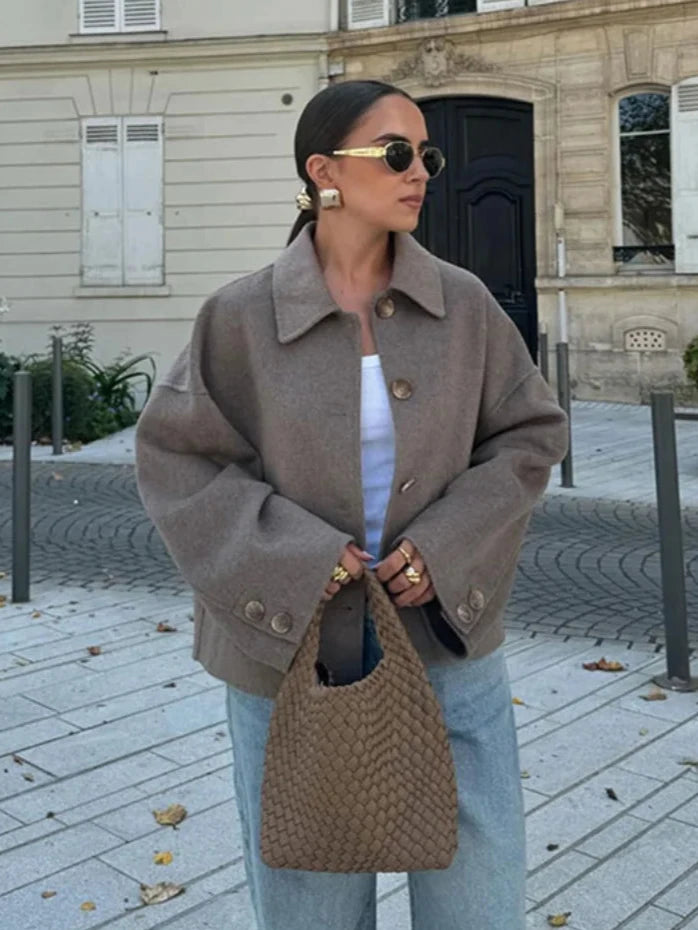 Manteau Iris Luxe – Vêtements d'extérieur sophistiqués et élégants pour femmes