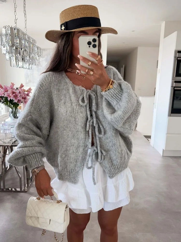 Cardigan en dentelle Hannah – Tricot élégant et léger