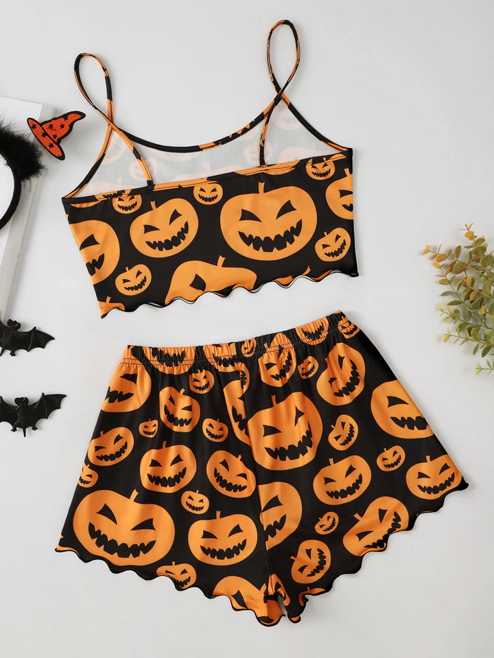 Pyjama imprimé Halloween – Des vêtements de nuit douillets et festifs pour la saison des fantômes