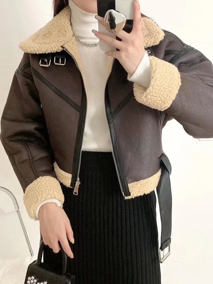 Veste en peluche Ella – Un vêtement d'extérieur doux et confortable pour un confort quotidien