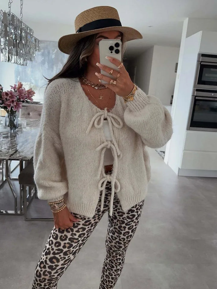 Cardigan en dentelle Hannah – Tricot élégant et léger