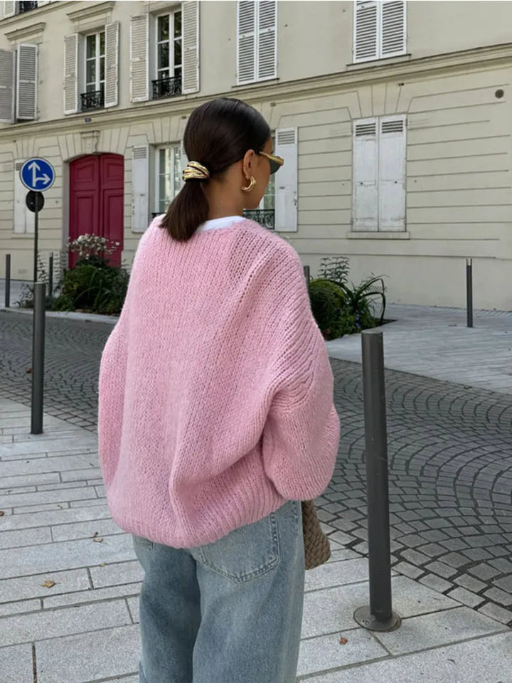 Cardigan en dentelle Hannah – Tricot élégant et léger