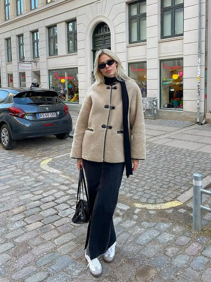 Veste en laine Grace – Un vêtement d'extérieur élégant et chaud pour toutes les occasions