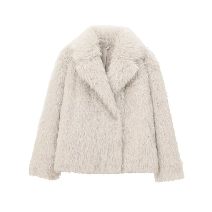 Manteau douillet Layla – Un vêtement d'extérieur chaud et élégant avec bordure en fourrure