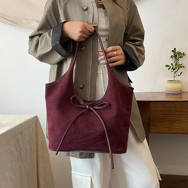 Sac Emma Bow – Sac à main élégant et stylé avec détail nœud
