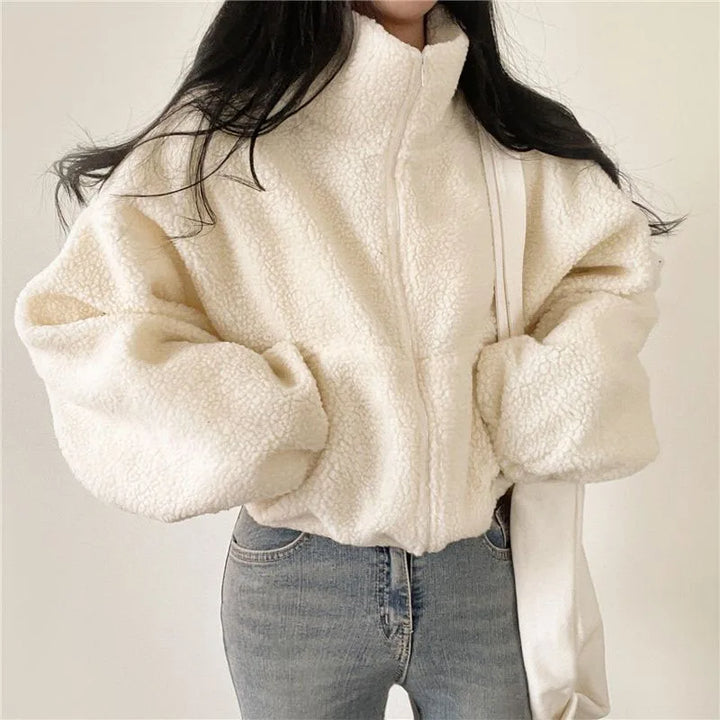 Veste en laine Mia – Un vêtement d'extérieur élégant et chaud pour toutes les occasions