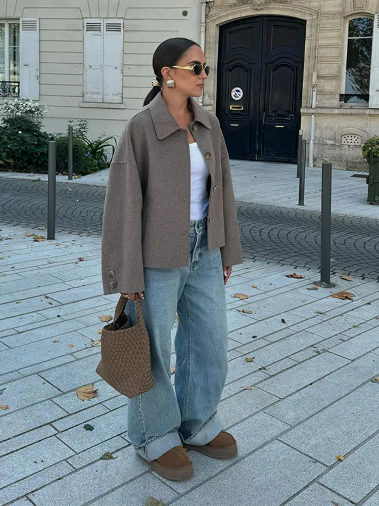 Manteau Iris Luxe – Vêtements d'extérieur sophistiqués et élégants pour femmes