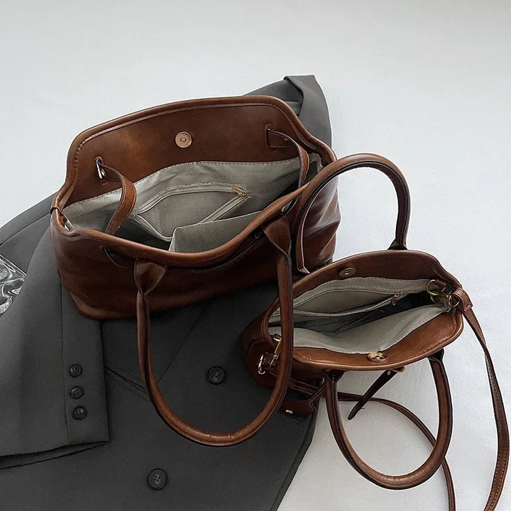Sac fourre-tout rétro Amelia – Un sac à main élégant et d'inspiration vintage pour tous les jours
