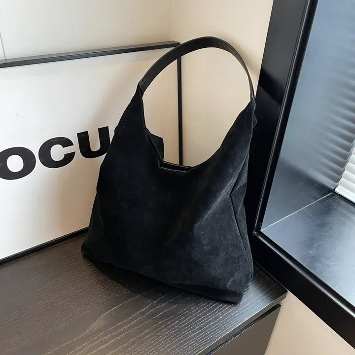 Sac fourre-tout en daim Nora – Sac à main doux et élégant au quotidien