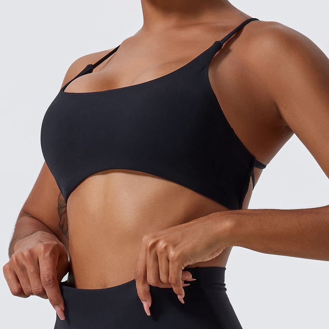 Back Cross Sports Bra - Siopie