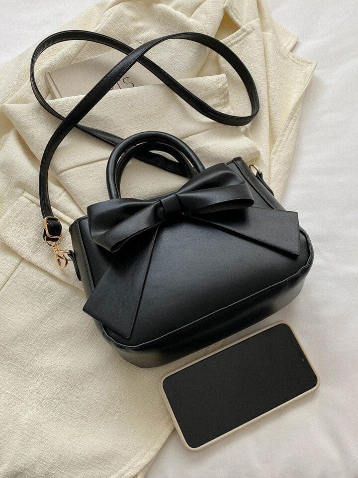 Mini sac à main carré – Élégant sac à main de couleur unie pour femme