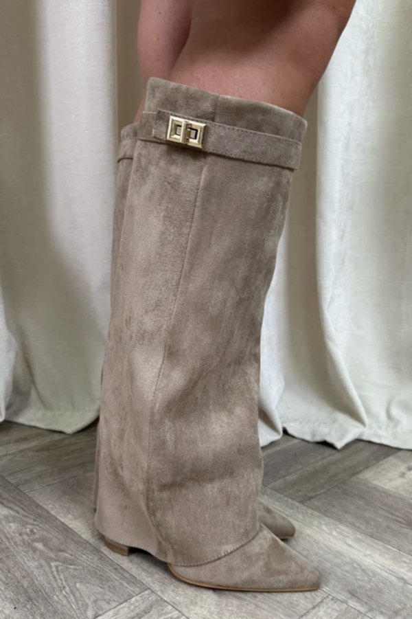 Bottes Ariana Luxe – Bottes élégantes jusqu'aux genoux pour femmes en noir, marron et beige 