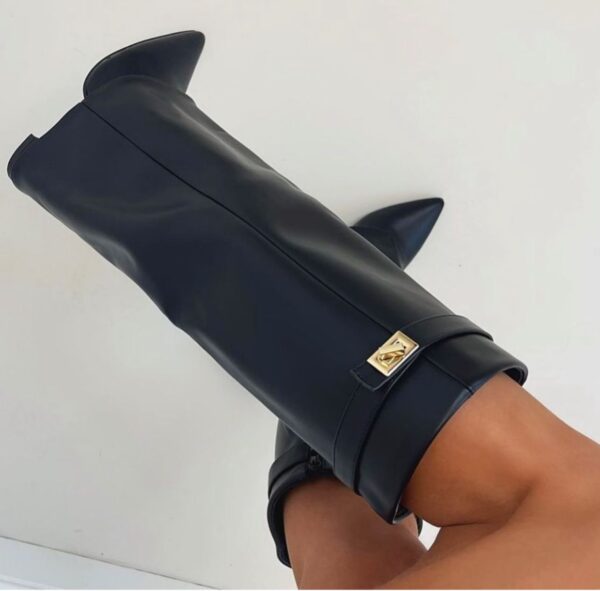 Bottes Ariana Luxe – Bottes élégantes jusqu'aux genoux pour femmes en noir, marron et beige 