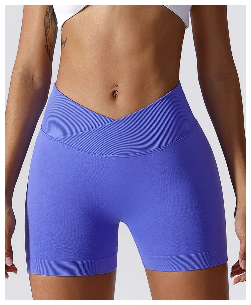 High Waist Scrunch Shorts - Siopie