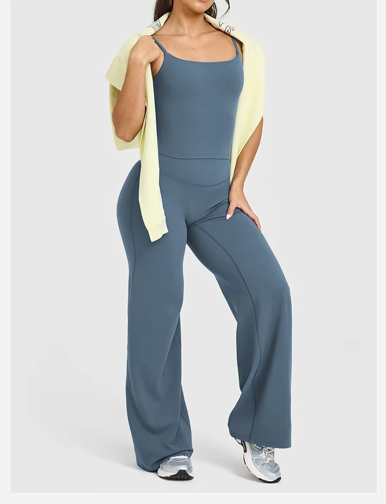 Leggings Pilates Jambe Large Confort Premium Tissu Respirant Élégant