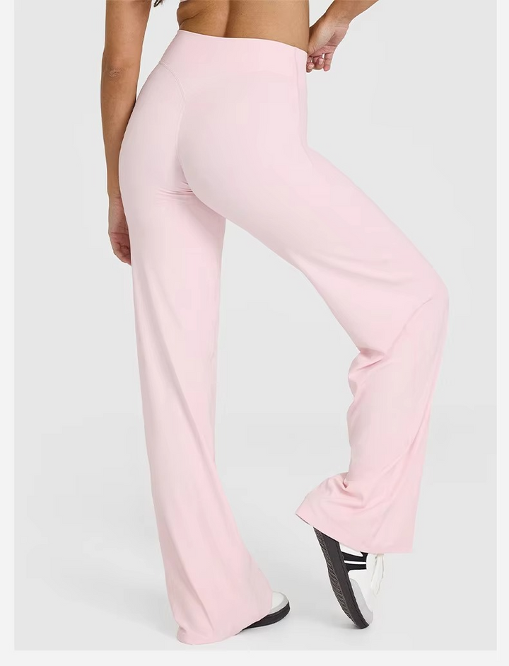 Leggings Pilates Jambe Large Confort Premium Tissu Respirant Élégant