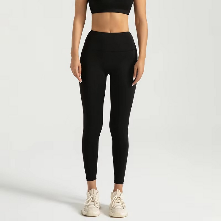 Leggings Pilates Haut Taille Nori – Soutien Seamless Confort Élégant