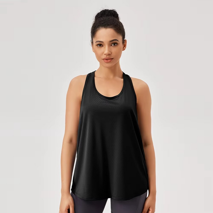 Beanne Haut de Pilates Sans Manches Confort Léger et Respirant