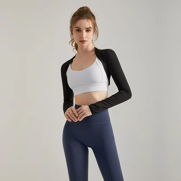 Liora Manchettes Élégantes en Soie Glacée avec Gants Cuff