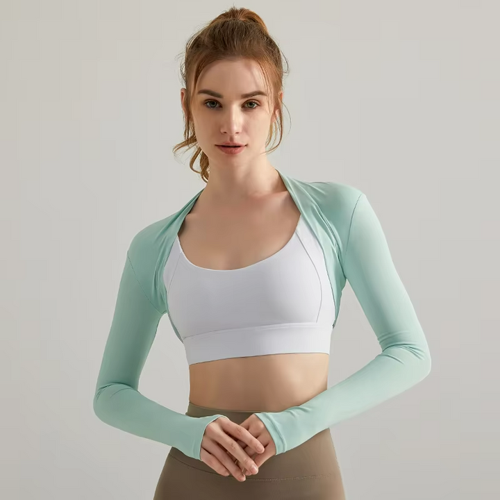 Liora Manchettes Élégantes en Soie Glacée avec Gants Cuff