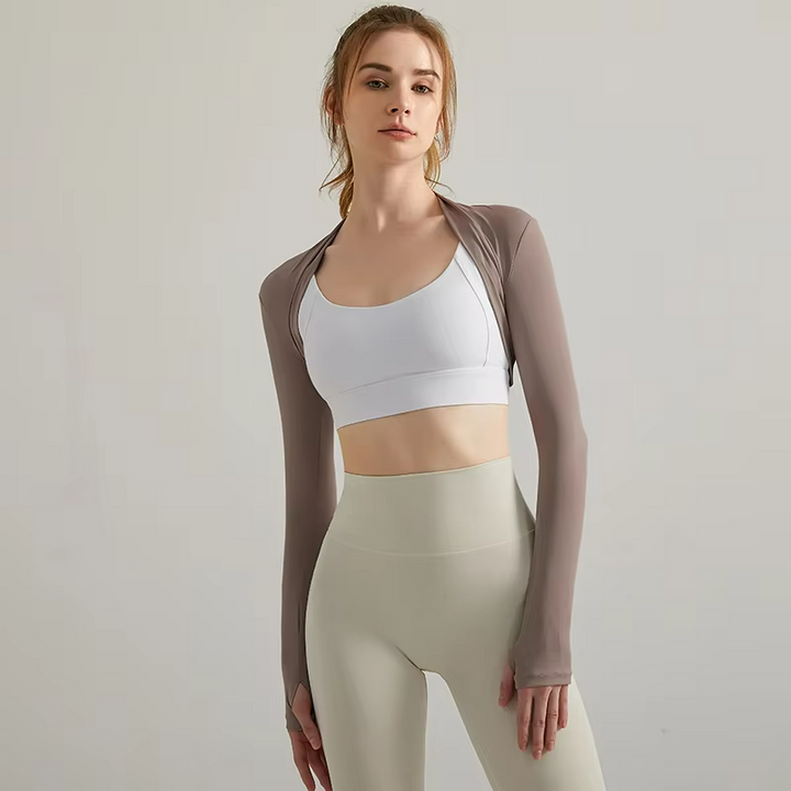 Liora Manchettes Élégantes en Soie Glacée avec Gants Cuff