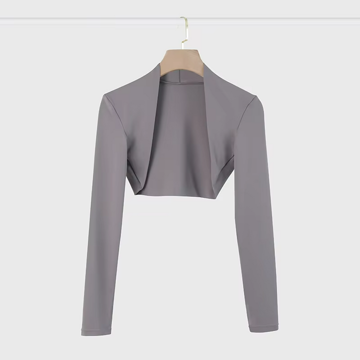 Liora Shawl Pilates Ajusté Protection Solaire Élégant Longue Manche