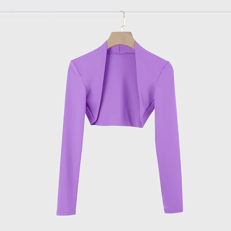 Liora Shawl Pilates Ajusté Protection Solaire Élégant Longue Manche