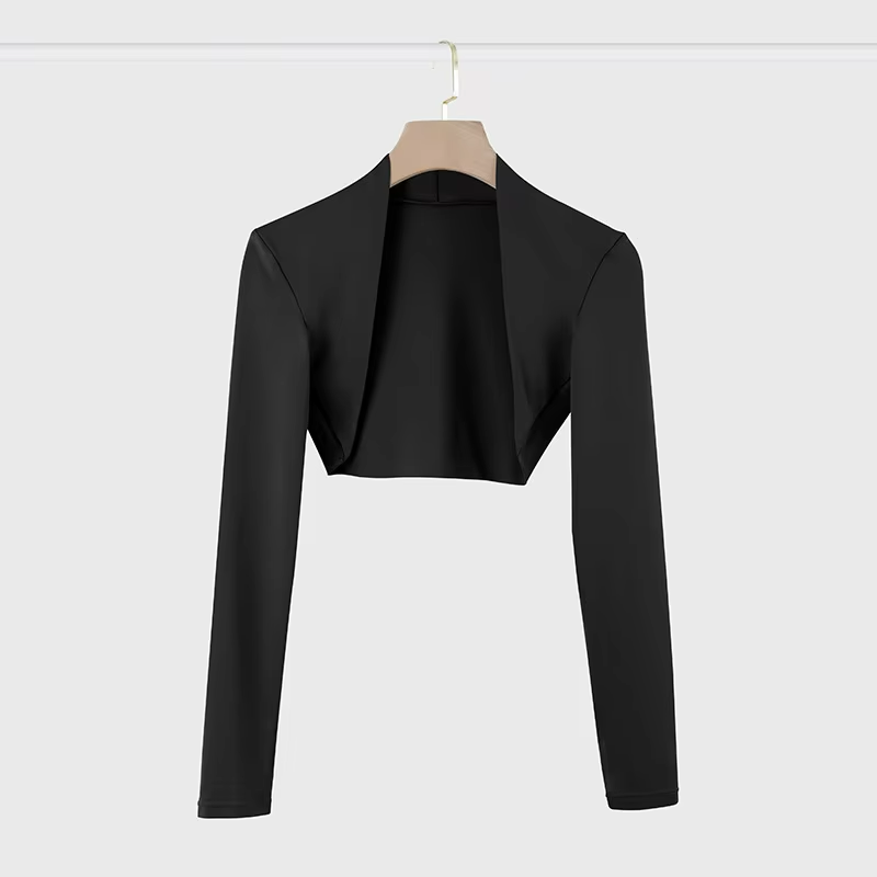 Liora Shawl Pilates Ajusté Protection Solaire Élégant Longue Manche