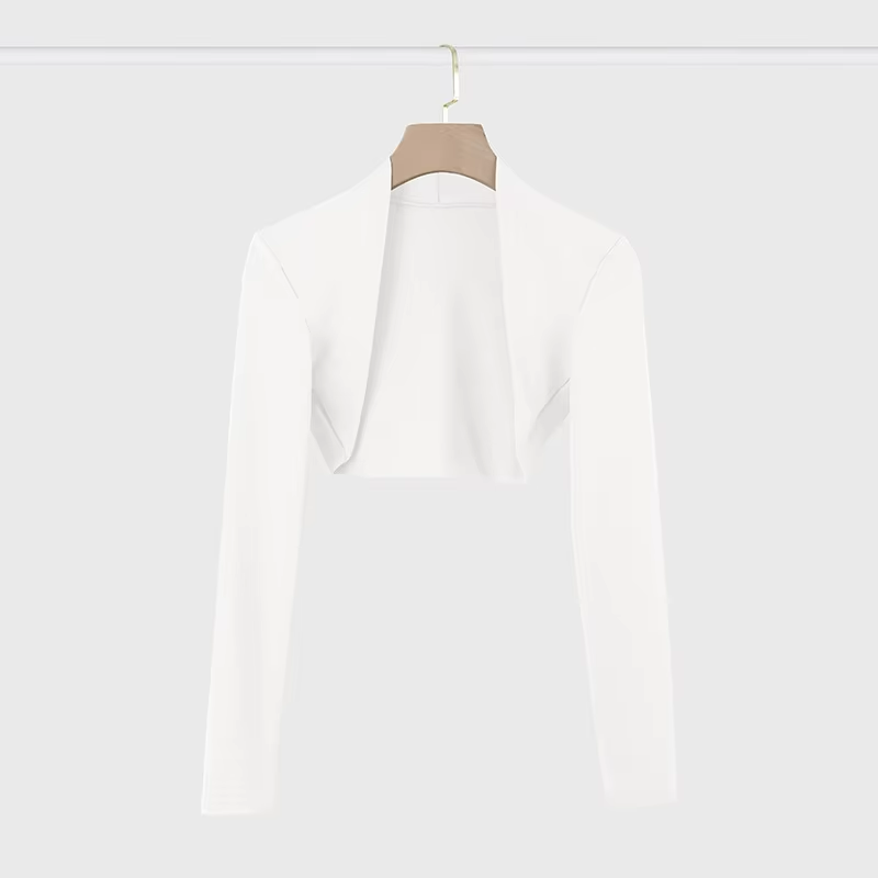 Liora Shawl Pilates Ajusté Protection Solaire Élégant Longue Manche