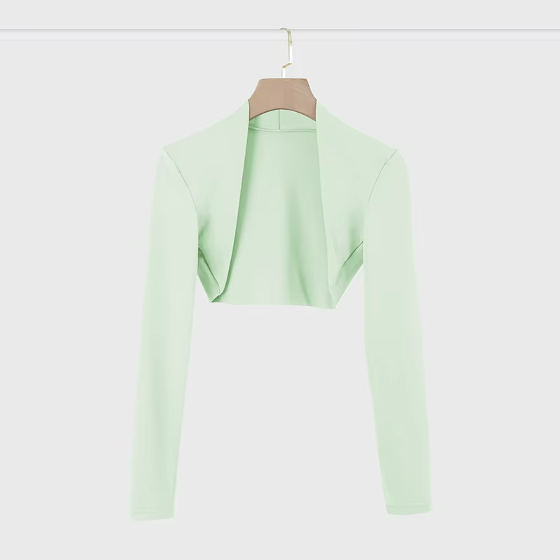 Liora Shawl Pilates Ajusté Protection Solaire Élégant Longue Manche