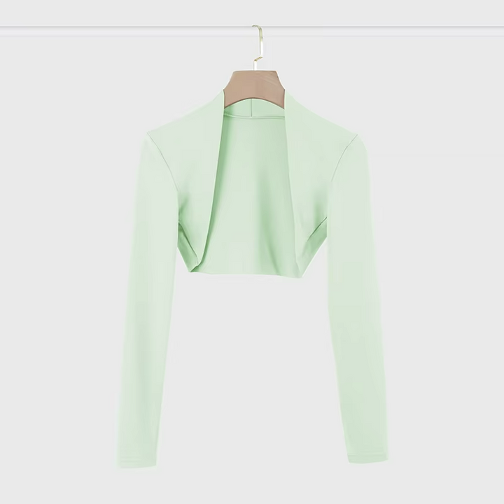 Liora Shawl Pilates Ajusté Protection Solaire Élégant Longue Manche