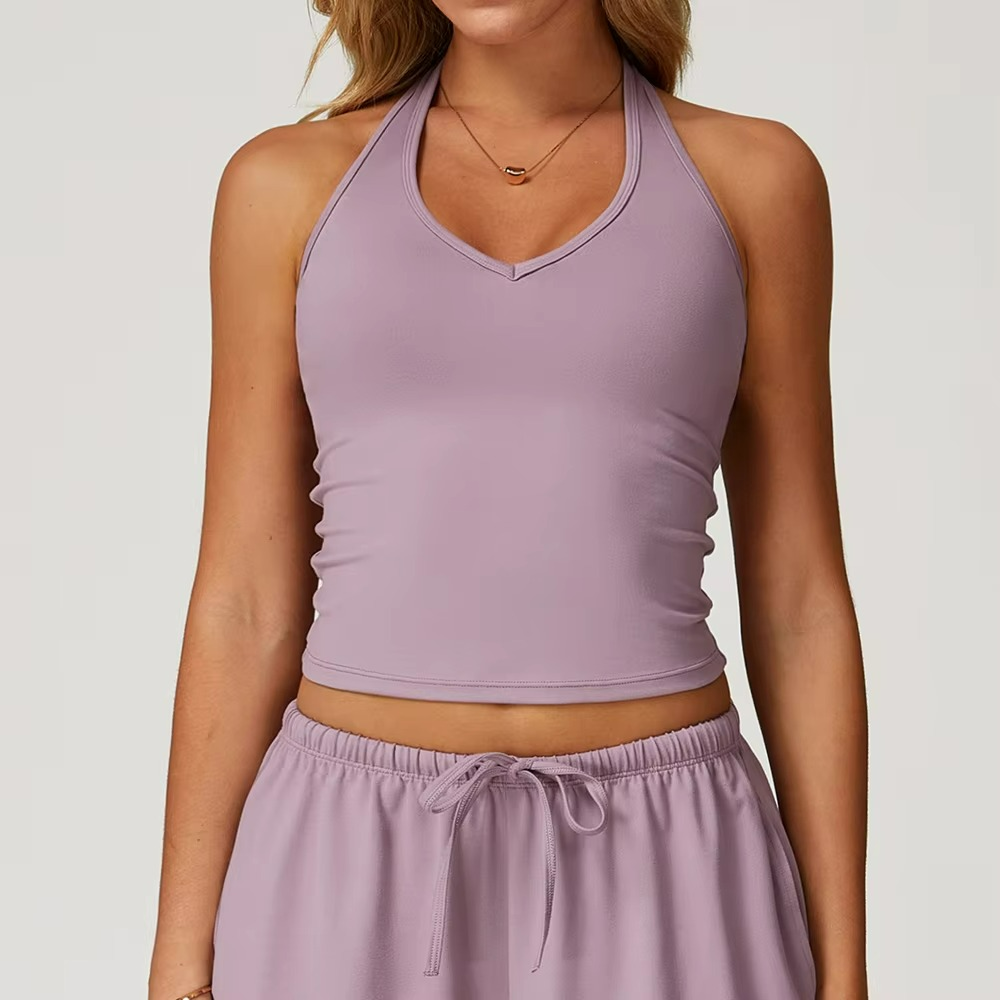 Aline Crop Top Athlétique Femme – Confort Suprême, Maintien Sculptant et Séchage Rapide