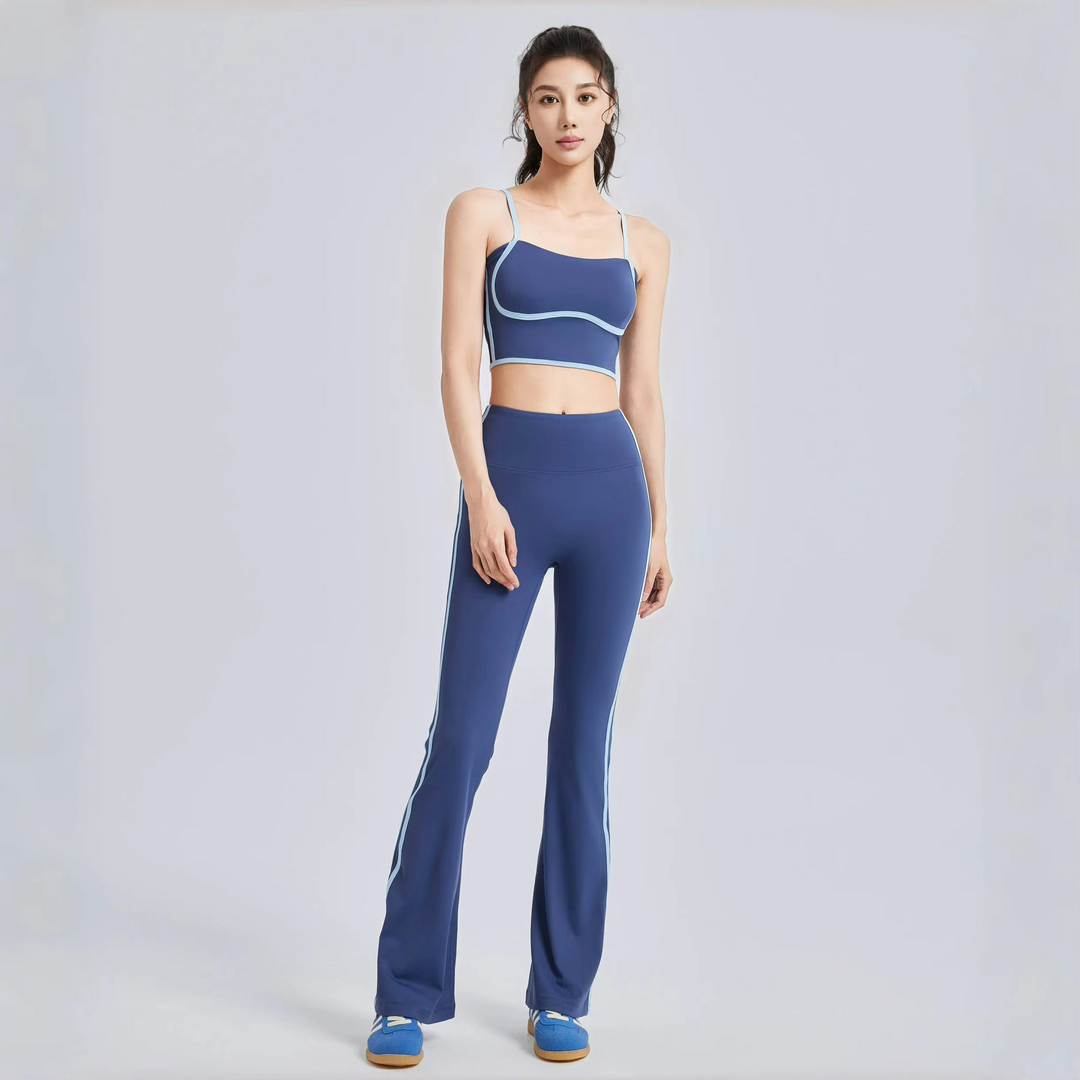 Élise Combinaison Pilates Taille Haute Sculptante Extensible Confort Dynamique