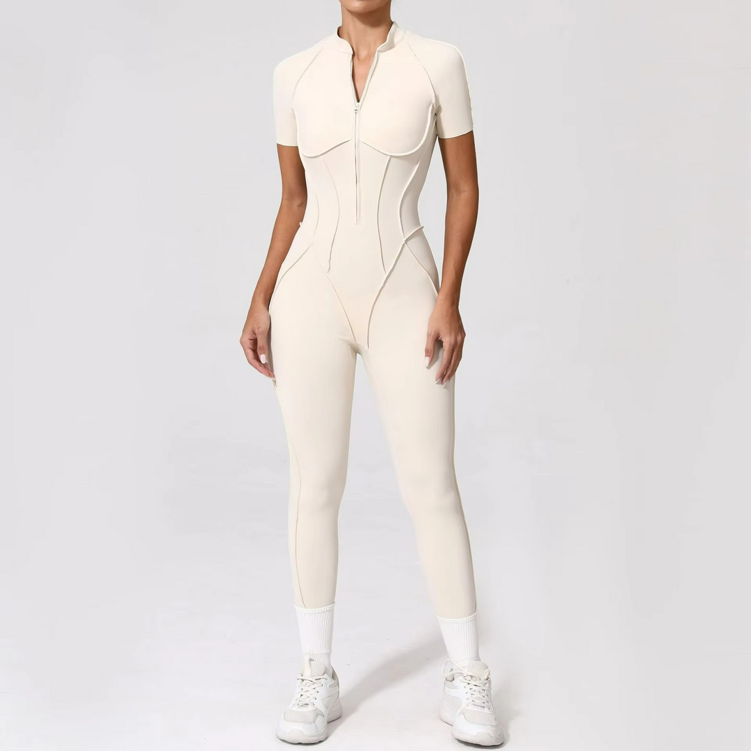 Liora Combinaison Pilates Sans Coutures Dos Ouvert et Leggings