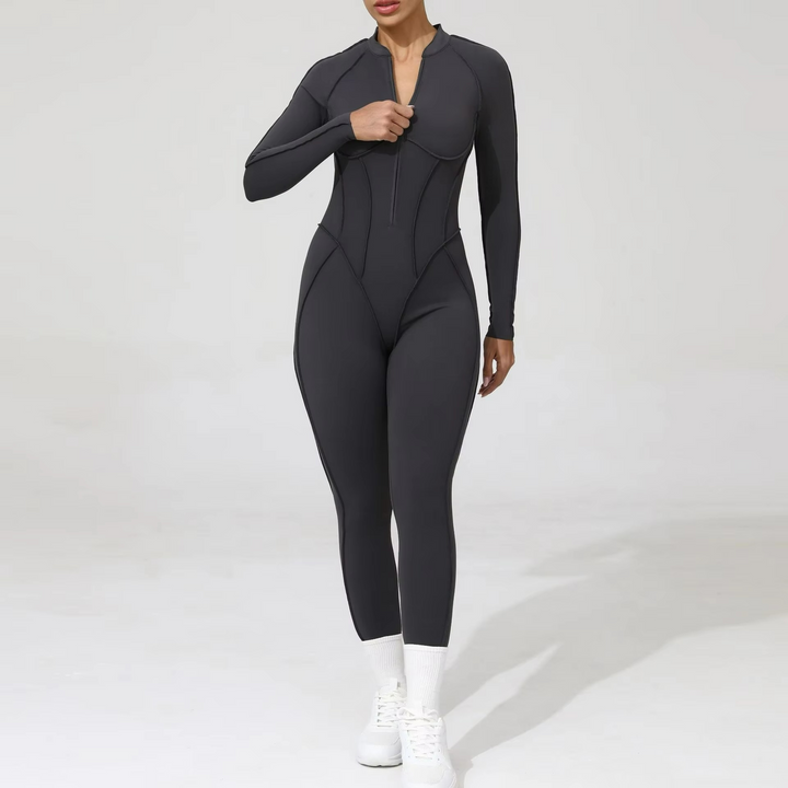 Formis Jumpsuit Pilates Stretch Manches Longues et Leggings Sculptants