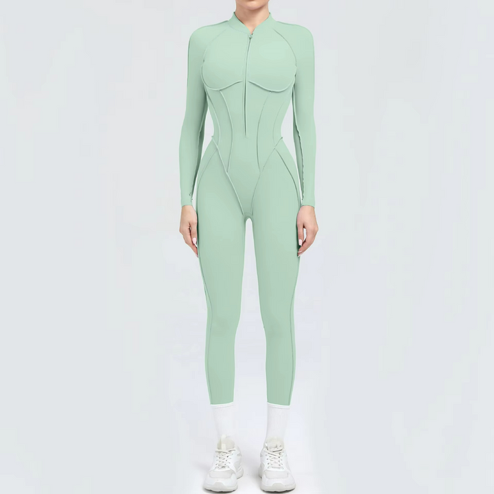 Formis Jumpsuit Pilates Stretch Manches Longues et Leggings Sculptants