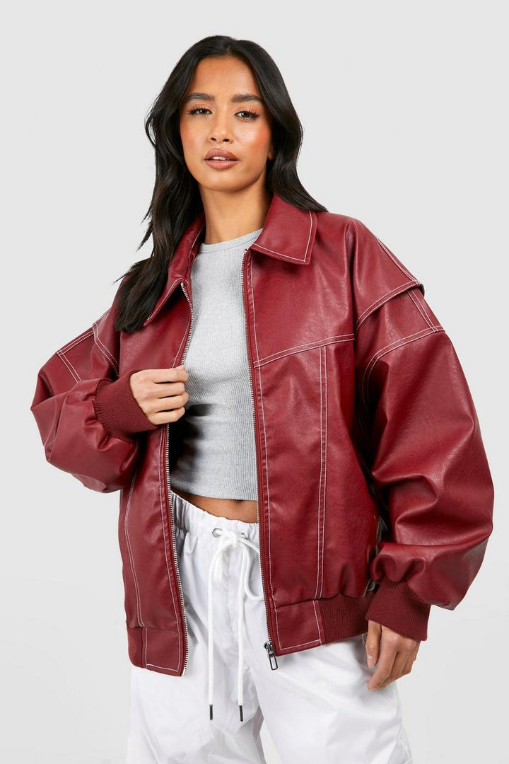 Blouson aviateur en cuir Lara – Vêtements d'extérieur en cuir élégants et classiques