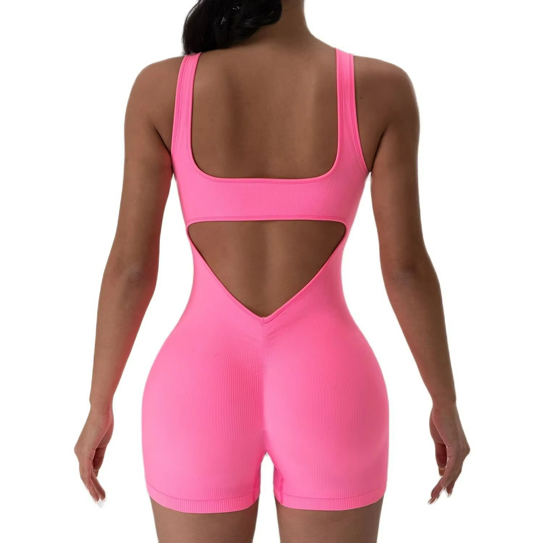 Liora Jumpsuit Pilates Dos Ouvert Sans Remplissage Confort Élégant