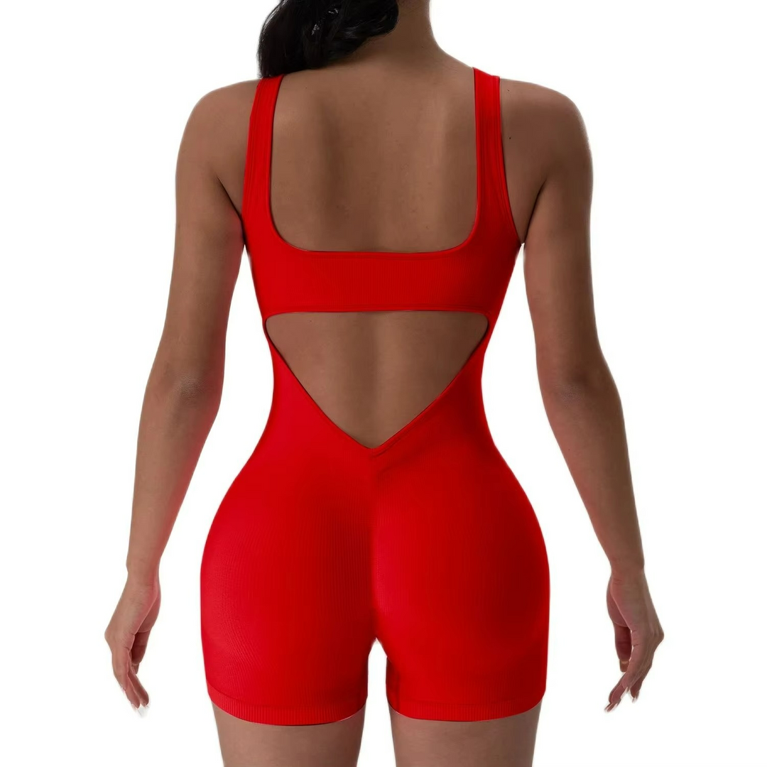 Liora Jumpsuit Pilates Dos Ouvert Sans Remplissage Confort Élégant